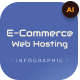Ecommerce Web Hosting Infographic Asset Illustrator