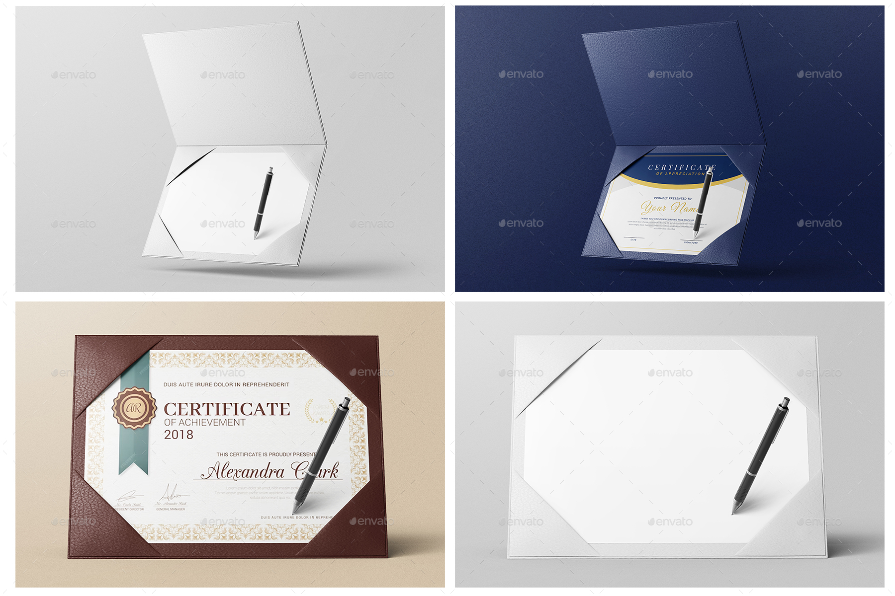 Leather Stationery Mockup Kit VOL. 4