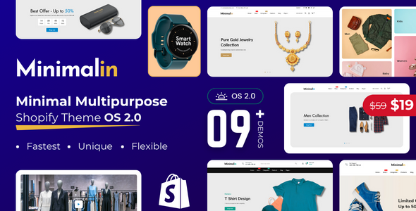 01 minimalin shopify preview. large preview