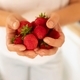 close-up of juicy berries in hand - PhotoDune Item for Sale