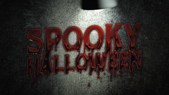 Spooky Halloween Title