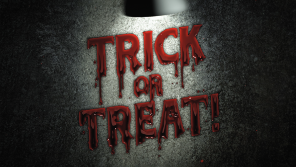 Trick Or Treat Halloween Title