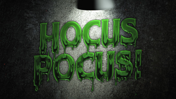 Hocus Pocus Halloween Title