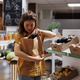 Woman in plastic free grocery shop - PhotoDune Item for Sale