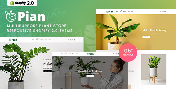 Pian - MultiPurpose Plant Store Shopify 2.0 Theme