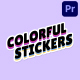 Colorful Stickers for Premiere Pro - VideoHive Item for Sale