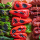 Hot grilled skewer made of mediterranean seafood and vegetables. - PhotoDune Item for Sale