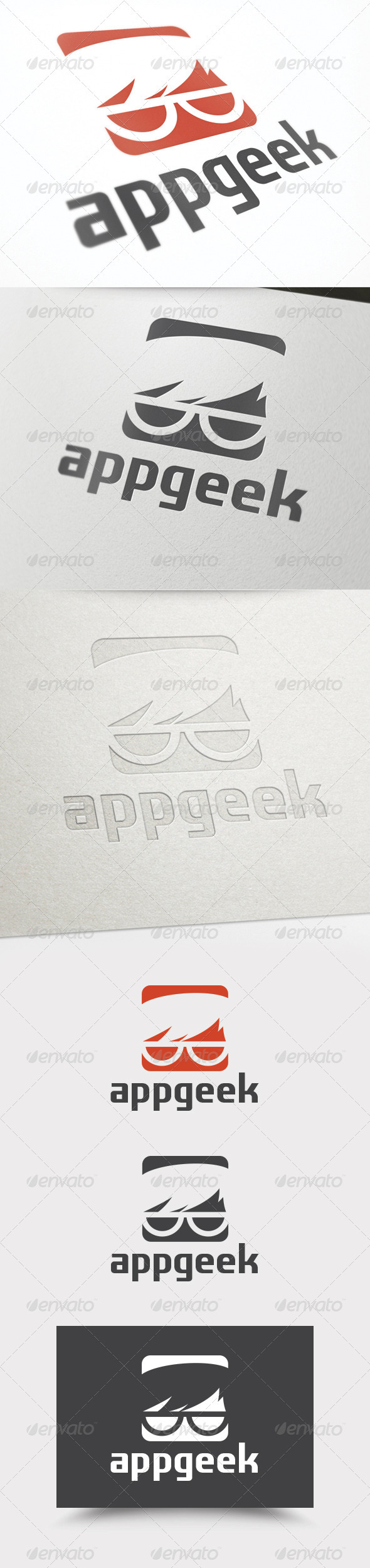 App Geek Logo - Humans Logo Templates