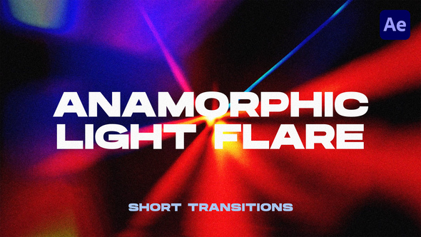 Anamorphic Light Flare Transitions | After Effects