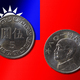 Taiwan new dollar coin on a national flag obverse and reverse - PhotoDune Item for Sale