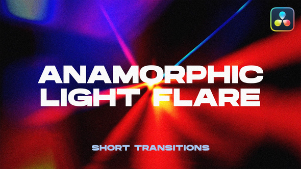 Anamorphic Light Flare Transitions | DaVinci Resolve