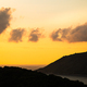 Sunset sky Orange Sunrise Cloud Evening Beautiful  Mountain Blue Color Landscape - PhotoDune Item for Sale