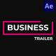 Business Trailer for After Effects - VideoHive Item for Sale