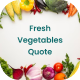 Fresh Vegetables Quotes