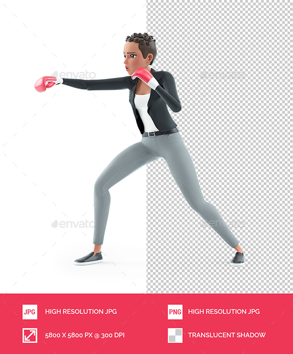 [DOWNLOAD]3D Character Woman Boxing Workout