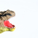 t-rex head puppet with open mouth on white background - PhotoDune Item for Sale