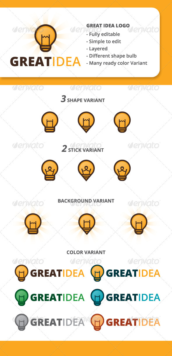 Great Idea - Symbols Logo Templates