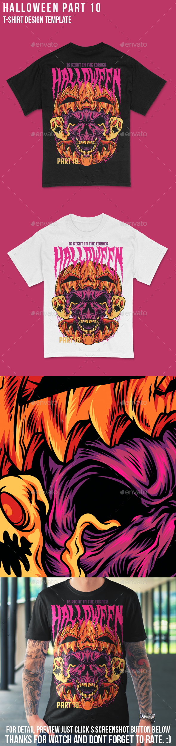 [DOWNLOAD]Halloween in the Corner Part 10 T-Shirt Design Template
