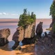 Hopewell Rocks - a natural formation of rocks due to high tide corrosion - VideoHive Item for Sale