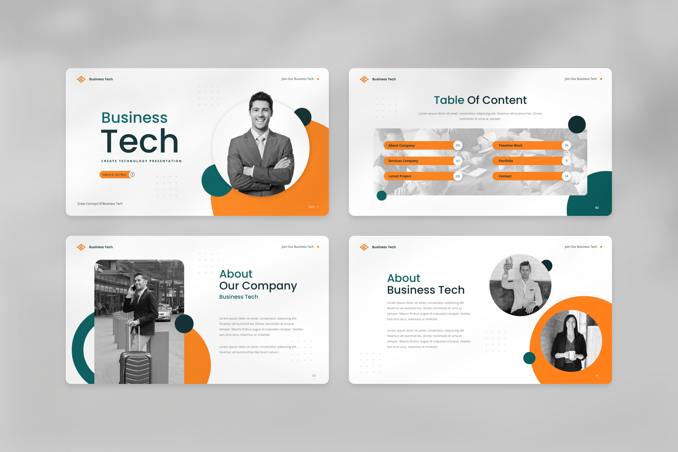 Business Tech Powerpoint, Presentation Templates | GraphicRiver