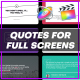 Quotes for Full Screens | FCPX - VideoHive Item for Sale