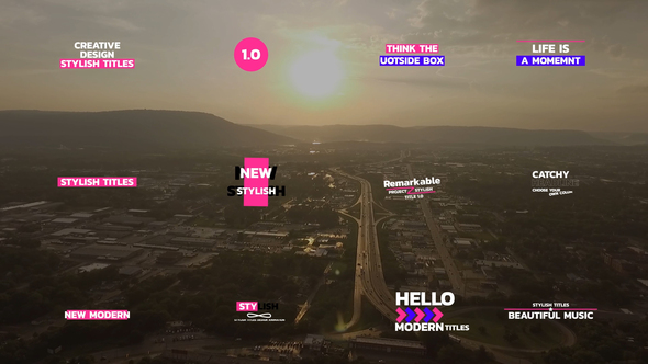 Stylish Titles Titles template preview