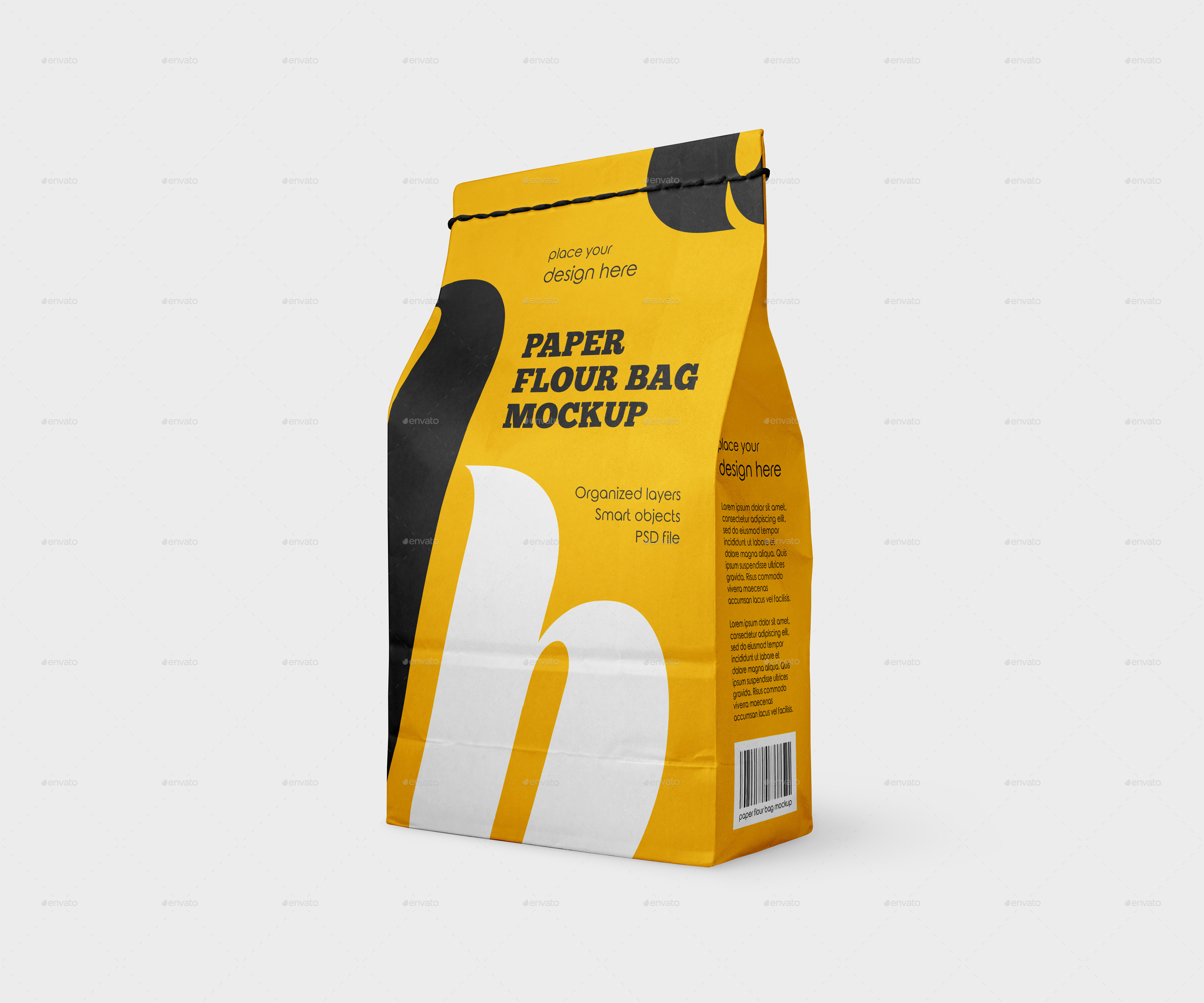 Paper Flour Bag Mockup Set by Country4k GraphicRiver