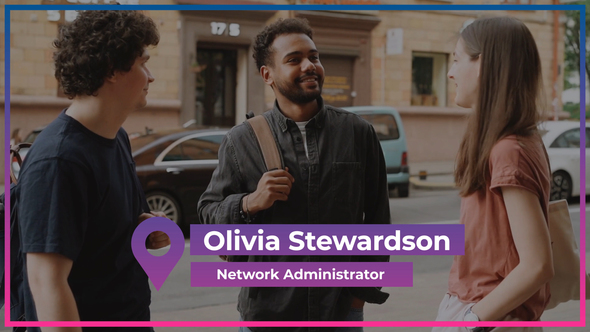 Location Lower Thirds | After Effects Titles template preview