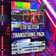 170 Glitch Transitions Pack | MOGRT - VideoHive Item for Sale