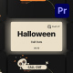 Halloween Call Outs for Premiere Pro Vol. 10 - VideoHive Item for Sale