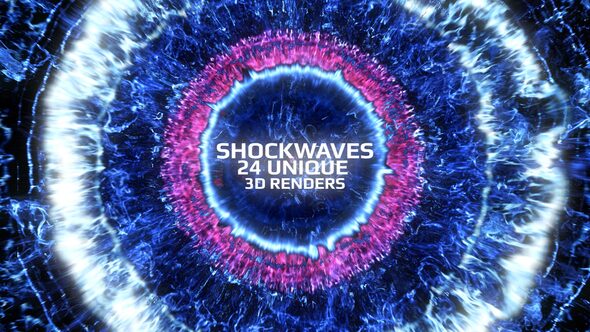 Shockwaves Pack Elements template preview