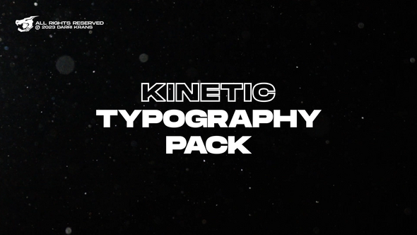 Kinetic Typography Titles / PP