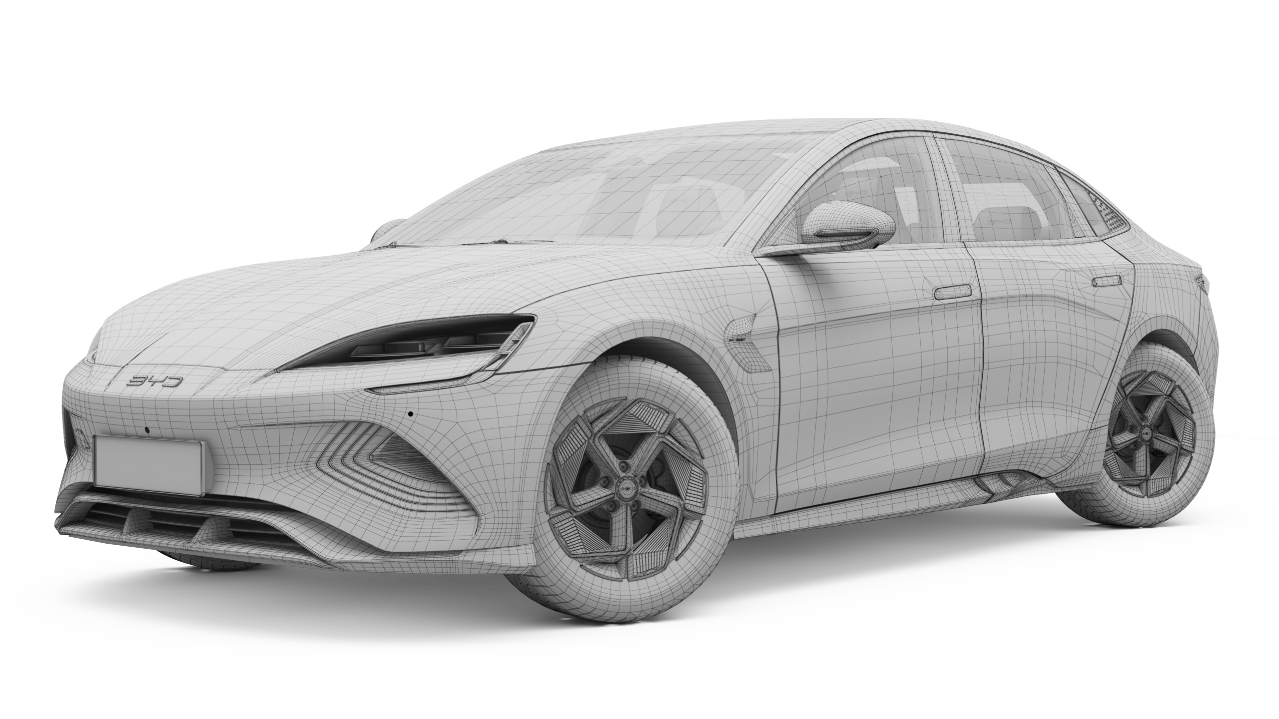 BYD Seal 2024 3D-Modell - Herunterladen Fahrzeuge on