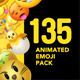 135 Animated Emoji Pack - VideoHive Item for Sale