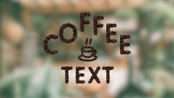 Dynamic Coffee Bean Typeface