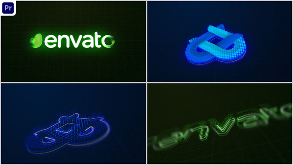Glowing Logo Reveal V.2