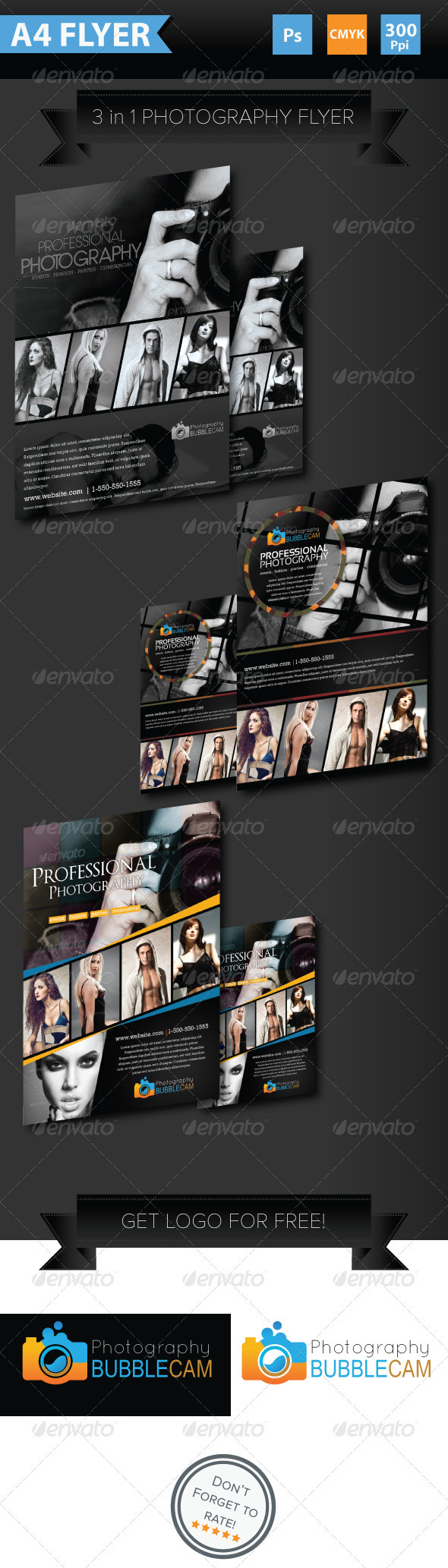 Minimalist Photography Flyer - Corporate Flyers