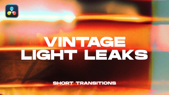 Vintage Light Leaks Transitions | DaVinci Resolve