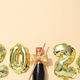 The concept of celebrating the New Year, 2024 with balloons - PhotoDune Item for Sale