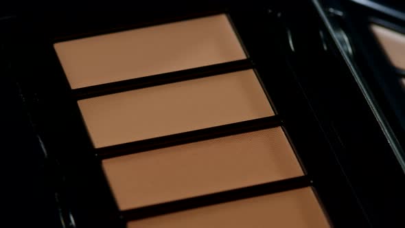 Monochrome Minimalistic Palette of Concealers - Cosmetics for Eliminating Skin Imperfections Rotates alt
