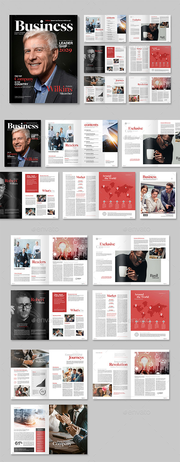 [DOWNLOAD]Business Magazine Template
