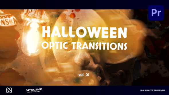 Halloween Optic Transitions Vol. 01 for Premiere Pro