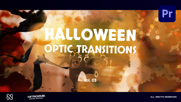 Halloween Optic Transitions Vol. 03 for Premiere Pro