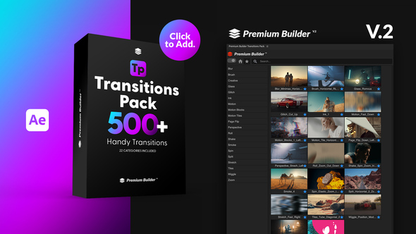 download transition pack after effects