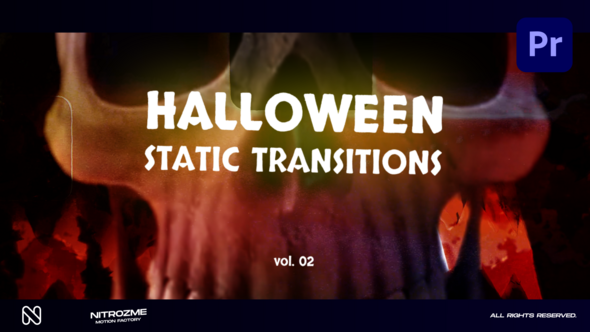 Halloween Transitions Vol. 02 for Premiere Pro