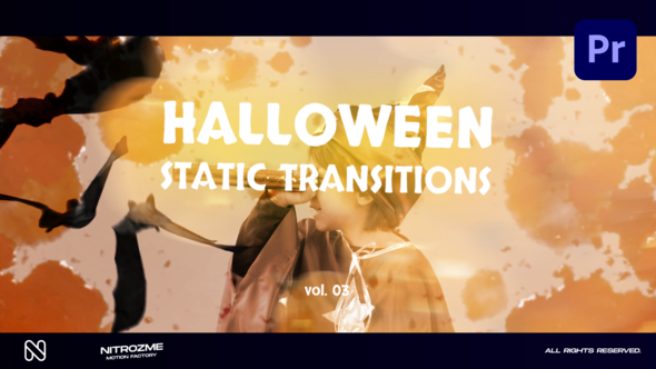 Halloween Transitions Vol. 03 for Premiere Pro