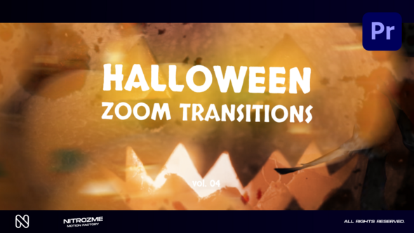 Halloween Zoom Transitions Vol. 04 for Premiere Pro