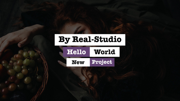 Modern Titles | AE Titles template preview