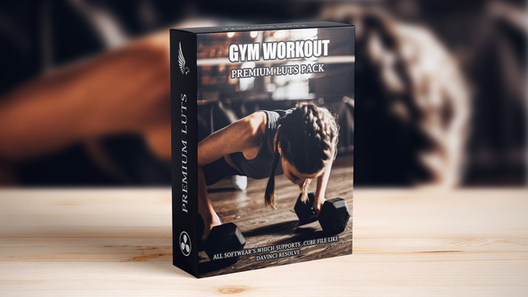 Gym Workout Fitness Influencer Cinematic LUTs Pack
