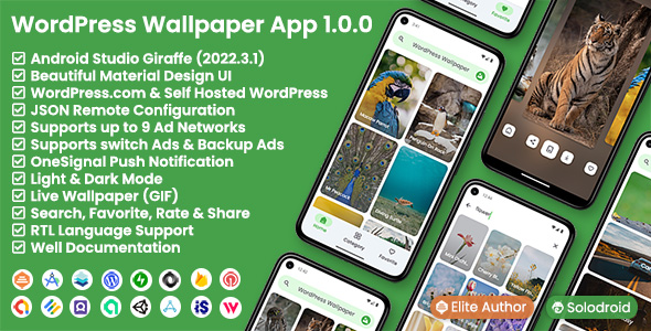 WordPress Wallpaper App